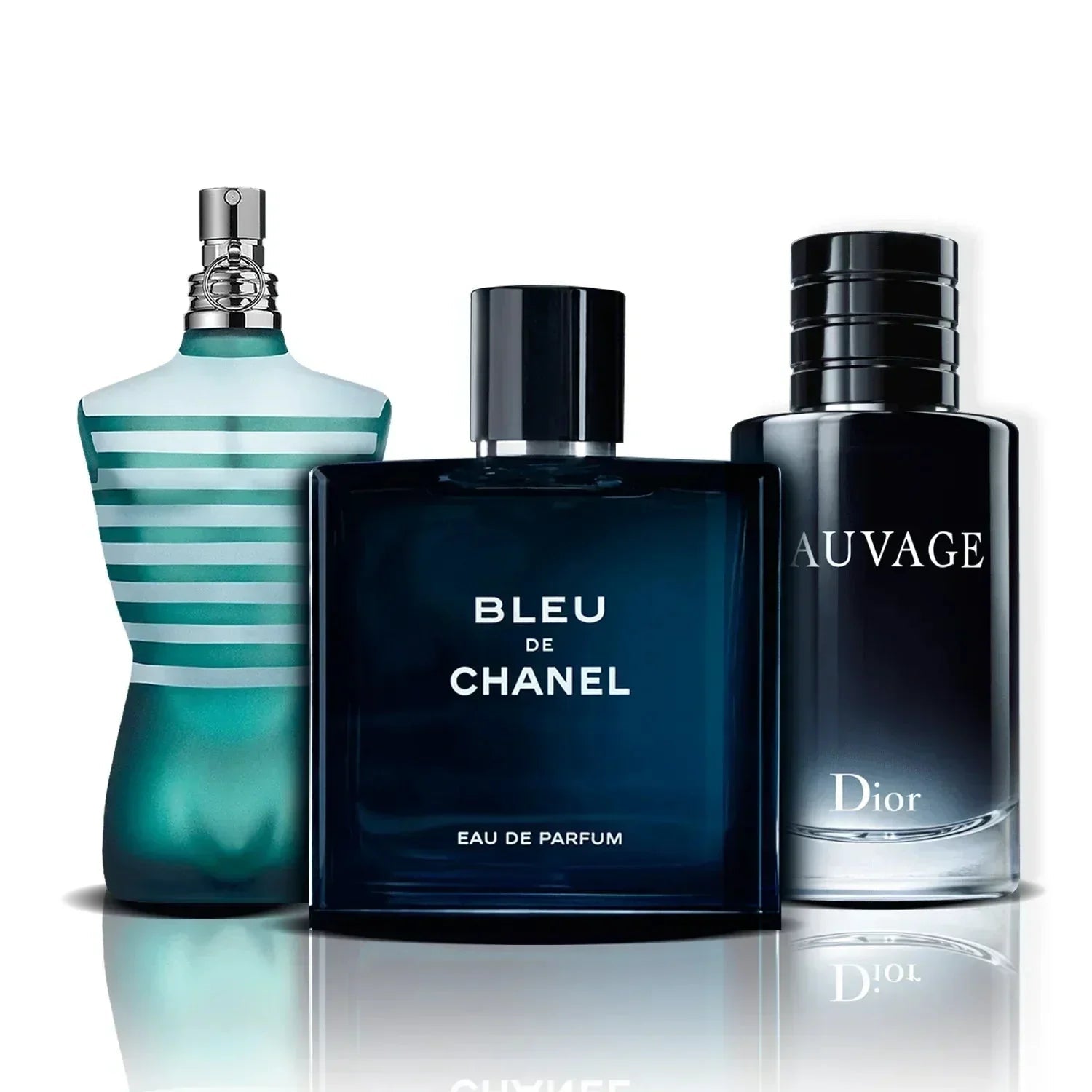 Zestaw 3 Perfum | Le Male + Bleu de Chanel + Sauvage