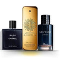 Zestaw 3 Perfum | Bleu de Chanel + Sauvage + 1 Million